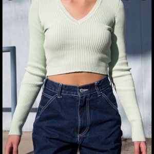 Brandy Melville Melina Sweater Green